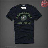 heren abercrombie and fitch korte tees established 1892 new york donkere marineblauw groen Store Den Haag acbss566